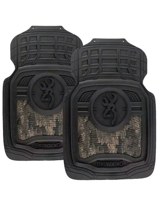 Browning Realtree Timber Camo Floor Mats,  Pair Auto Truck Car Camouflage