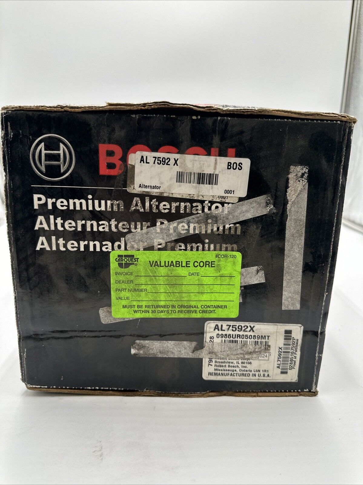 Bosch Alternator AL7592X