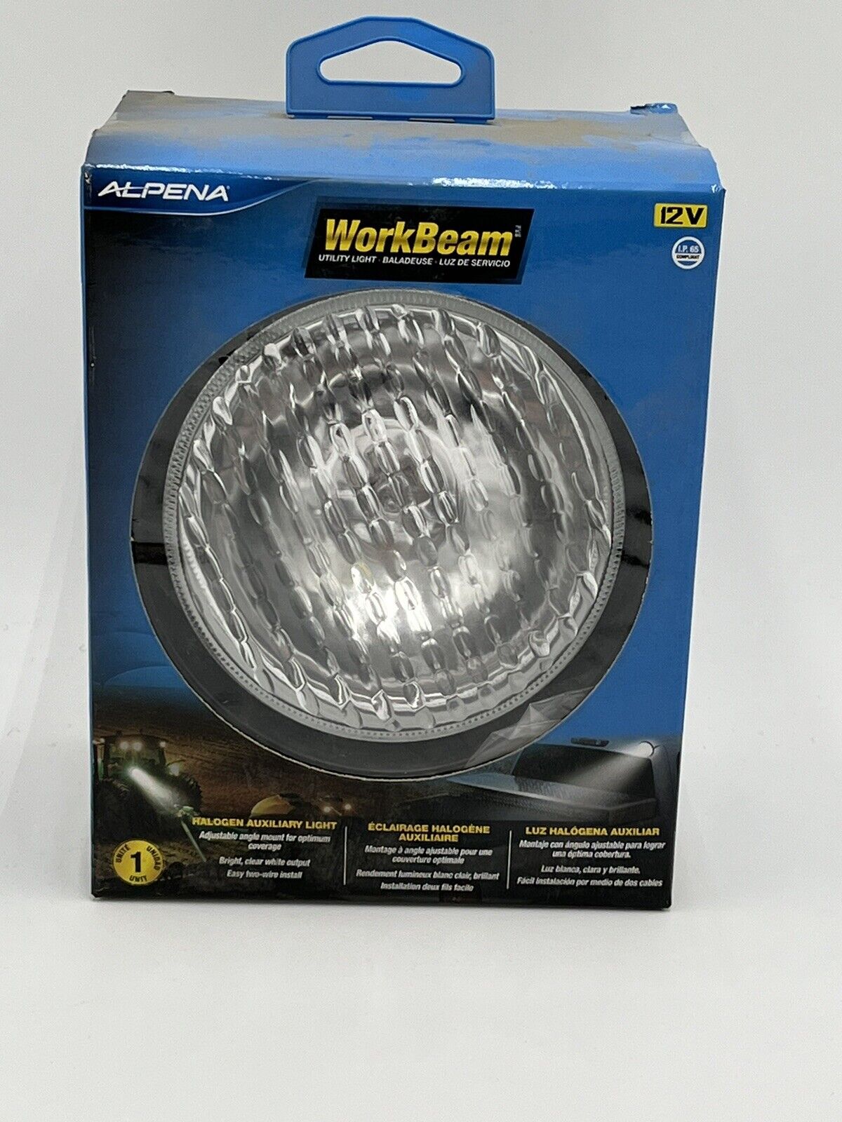 Alpena WorkBeam Utility Light Part # 70213. Halogen Auxiliary Light 12v