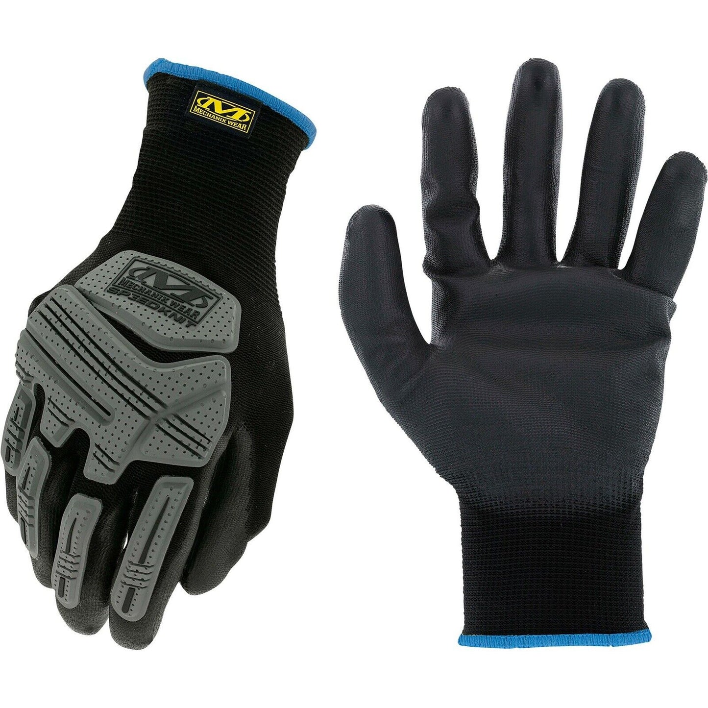 Mechanix Wear Gloves SpeedKnit HPPE Nitrile Dipped Impact Protection S/M 12 PACK