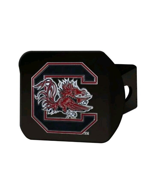 Fanmats NCAA South Carolina Gamecocks 3D Color on Black Metal Hitch Cover